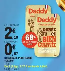 E.Leclerc Cassonade Pure Canne Daddy offre