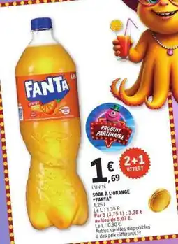 E.Leclerc Fanta Orange offre