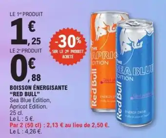 E.Leclerc Boisson énergisante 'Red Bull' offre