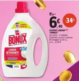 E.Leclerc LESSIVE LIQUIDE BONUX offre