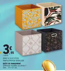 E.Leclerc Boîte de rangement offre