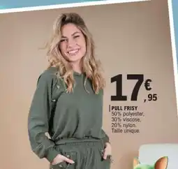 E.Leclerc PULL FRISY offre