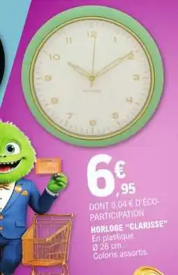 E.Leclerc HORLOGE 'CLARISSE' offre