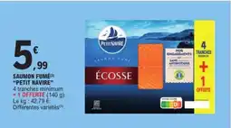 E.Leclerc Saumon Fumé Petit Navire offre
