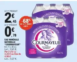 E.Leclerc Eau Minérale Naturelle Courmayeur offre