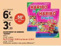 E.Leclerc ASSORTIMENT DE BONBONS HARIBO offre