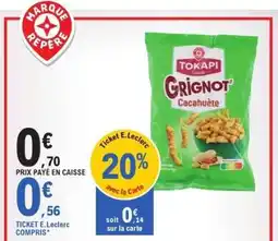 E.Leclerc TOKAPI Grignot' Cacahuète offre