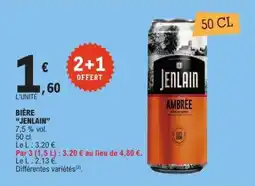 E.Leclerc BIÈRE JENLAIN offre
