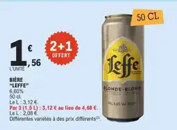 E.Leclerc BIÈRE “LEFFE” offre