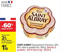 Carrefour Saint albray offre
