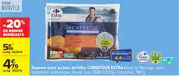 Carrefour Saumon fumé au bois de hêtre carrefour extra offre
