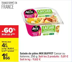 Carrefour Salade de pâtes mix buffet offre