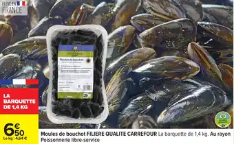 Carrefour Moules de bouchot filiere qualite carrefour offre