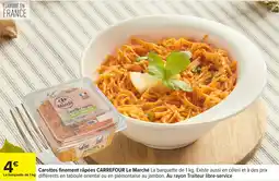 Carrefour Carottes finement râpées carrefour le marché offre
