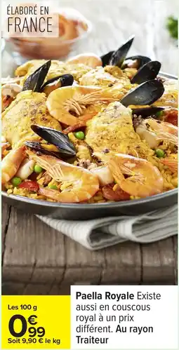 Carrefour Paella Royale offre