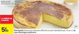 Carrefour Flan 6 parts offre