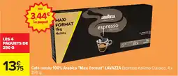 Carrefour Café moulu 100% Arabica "Maxi Format" Lavazza offre