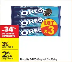 Carrefour Biscuits oreo offre