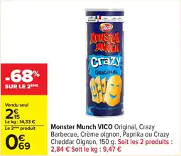 Carrefour Monster Munch VICO offre