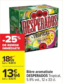 Carrefour Bière aromatisée desperados offre