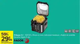 Carrefour Fagor Friteuse offre