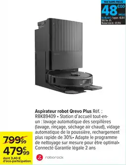 Carrefour Aspirateur robot Qrevo Plus offre