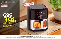 Carrefour Friteuse sans huile Air fryer offre