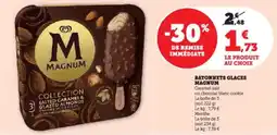 Super U Batonnets glaces magnum offre