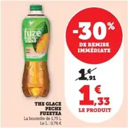 Super U The glace peche fuzetea offre