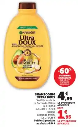 Super U Shampooing ultra doux offre