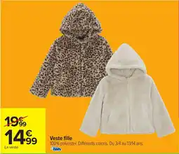 Carrefour Veste fille offre