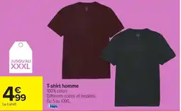 Carrefour T-shirt homme offre