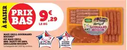 Super U Maxi grill gourmand socopa ou maxi grill bbq party ou 100% grillades socopa offre
