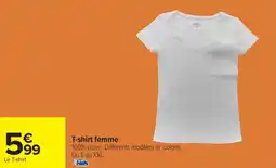 Carrefour T-shirt femme offre