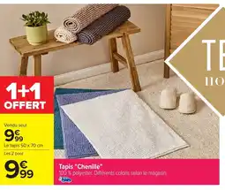 Carrefour Tapis "Chenille" offre