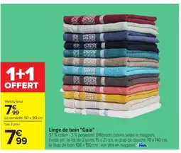 Carrefour Linge de bain "Gaia" offre