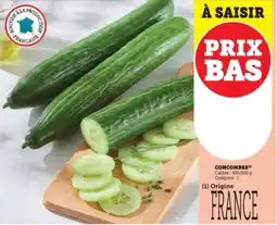 Super U Concombre offre