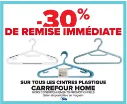 Carrefour Sur tous les cintres plastique carrefour home offre