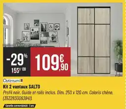 Bricorama Kit 2 vantaux SALTO offre