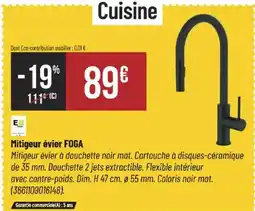 Bricorama Mitigeur évier foga offre