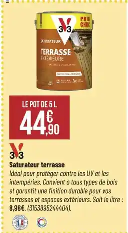 Bricorama Saturateur terrasse offre