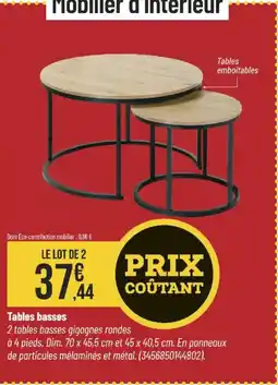 Bricorama Tables basses offre