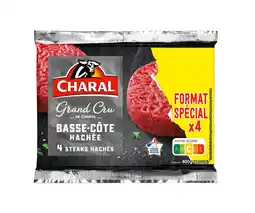 Carrefour Market 4 steaks haché basse-côte CHARAL offre