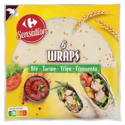 Carrefour Market CARREFOUR SENSATION Wraps de blé offre
