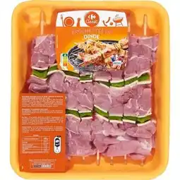 Carrefour Market CARREFOUR CLASSIC' Brochettes de dinde offre