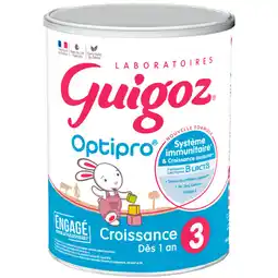 Carrefour Market GUIGOZ Lait en Poudre Croissance 3 Optipro offre