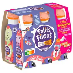 Carrefour PETITS FILOUS Yaourts à boire Offre Découverte offre