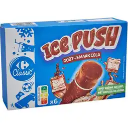 Carrefour CARREFOUR CLASSIC' Glaces Ice Push offre