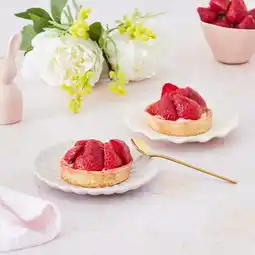 Carrefour CARREFOUR 2 tartelettes aux fraises offre