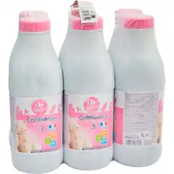 Carrefour CARREFOUR CLASSIC' Lait Croissance 3 offre